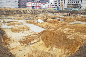 Wykopy pod fundamenty budynków mieszkalnych