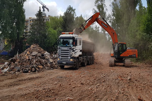 Wykonanie rozbiórki Kępy mieszczańskiej dla Echo Investment