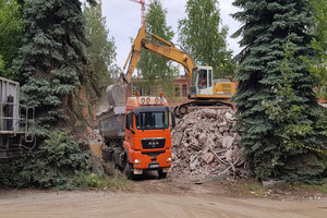 Wykonanie rozbiórki Kępy mieszczańskiej dla Echo Investment