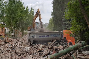 Rozbiórka Kępy Mieszczańskiej dla Echo Investment we Wrocławiu - rozbiórka i wyburzenia