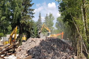 Wykonanie rozbiórki Kępy mieszczańskiej dla Echo Investment