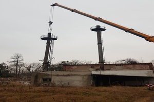 Rozbiórka Kominów ul. Grabiszyńska, Wrocław - rozbiórka i wyburzenia