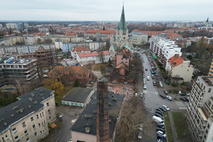 Rozbiórka szpitala przy ul. Sudeckiej we Wrocławiu