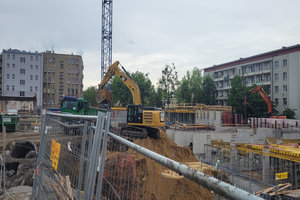 Wyburzenie 14 budynków, wykop 70 tys m3 + zasypki i remedacja Wrocław ul. Kolejowa