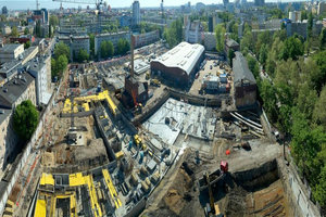 Wyburzenie 14 budynków, wykop 70 tys m3 + zasypki i remedacja Wrocław ul. Kolejowa