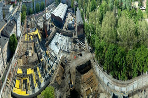 Wyburzenie 14 budynków, wykop 70 tys m3 + zasypki i remedacja Wrocław ul. Kolejowa
