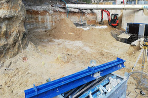 Wykop pod rozporami przy ul. Gdańskiej we Wrocławiu